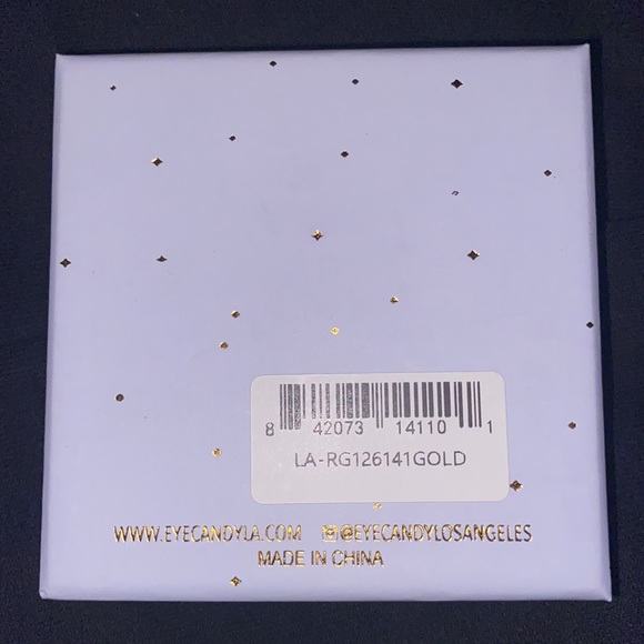 EyeCandy Los Angeles 18K Gold-Plated Brass Butterfly Statement Ring - Picture 7 of 7